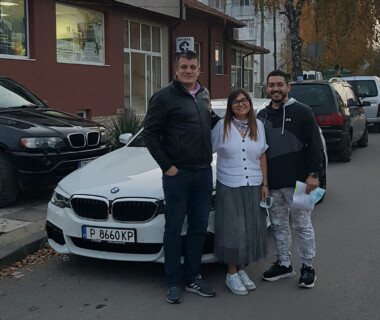 05.11.2021 Честито на фирма Елизфарм за новото си BMW 520d от Автосвят. Регистрирано и предадено на адрес в гр. Дулово. Желаем много безаварийни километри.