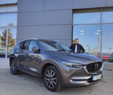 27.10.2022 Честито на г-н Лъчезар Личков за новата си Mazda CX5 от Автосвят. Желаем много безаварийни километри.