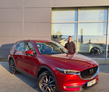 06.11.2023г. Честито на г-н Д.К. за новата си Mazda CX5 от Автосвят. Готов да отпътува за КАТ Пловдив. Желаем много безаварийни километри.