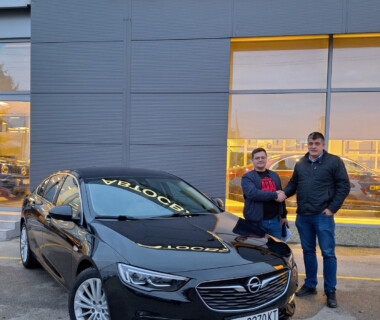 13.12.2023г. Честито на г-н Джан Даудов за новата му Opel Insignia Grand Sport от Автосвят. Желаем много безаварийни километри.