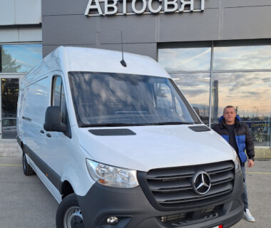 20.12.2023г. Честито на фирма Теодор за новият им Mercedes-Benz Sprinter. Желаем много безаварийни километри.