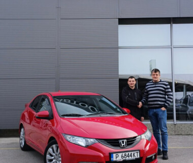 18.12.2025г. Честито на г-н Цветомир Цонев за новата му Honda Civic закупена от Автосвят. Желаем много безаварийни километри.