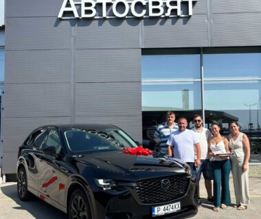 12.08.2026г. Честито на сем. Асенови за новата им Mazda CX60 3.3d Hybrid закупена от Автосвят. Желаем много безаварийни километри.
