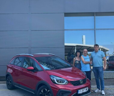 04.09.2026г. Честито на г-н Димитър Димитров за новата им Honda Jazz Crosstar Advance e:HEV закупена от Автосвят. Желаем много безаварийни километри.
