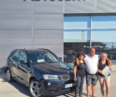 09.09.2026г. Честито на сем. Костадинови за новото им BMW X3 закупено от Автосвят. Желаем много безаварийни километри.